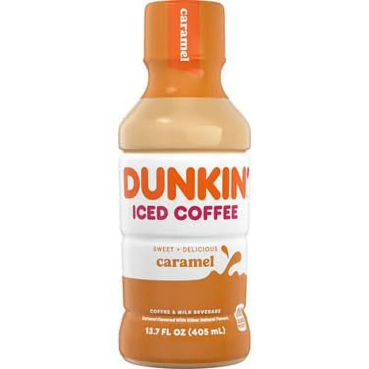 Dunkin Iced Coffee Caramel 405ml X 12 Units Québec Candy