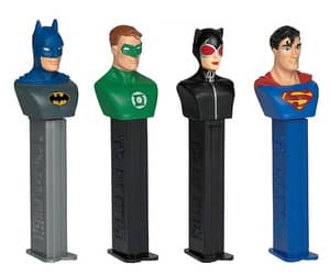 US - PEZ BLISTER - DC Comics (Justice League) x 12 units (Displayer May Not Be Included)