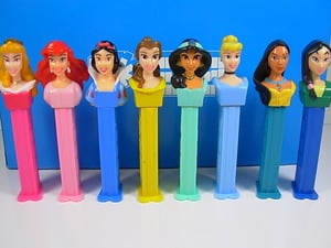 US - PEZ BLISTER - Disney Princesses Assortment x 12 units (Displayer May Not Be Included)