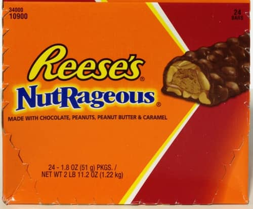 US - Hershey REESE NutRageous 18 units
