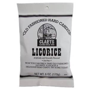 Claey Candy Licorice - 6oz (170g) x 24 units