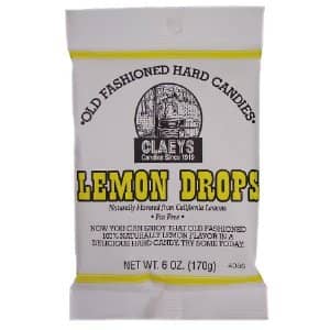 Claey Candy Natural Lemon - 6 oz(170g) x 24 units