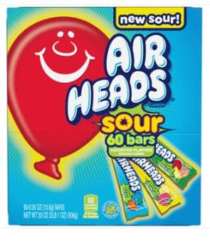 US - Airheads SOURS Variety Assorted - 0.55oz(15.6g) x 60 Units