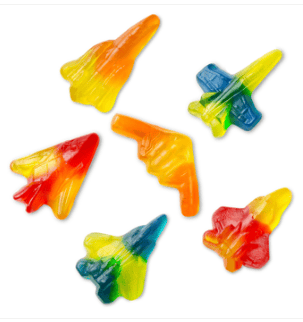 US - Bulk Albanese Jet Fighters Assorted - 5lb (2.27kg)