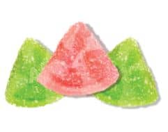 (S3-01 )US - Bulk - Albanese Gummi Watermelon Slices 4.5 lb(2.04kg) x 1 Bag