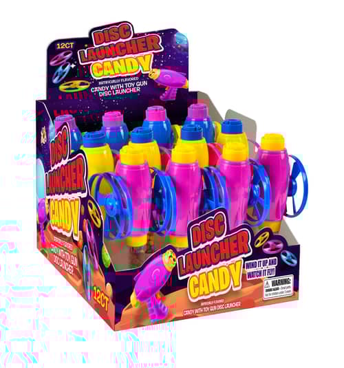 China- Alberts Disc Launcher Candy 0.28oz (8g) x12 Units
