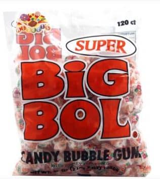 Bulk - Alberts Super Big Bol Candy Bubble Gum (120pcs) - 37oz (1kg)