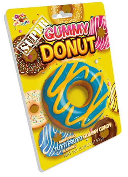 CHINA - ALBERTS SUPER GUMMY - Donut 5.29OZ (150G) X 12 UNITS