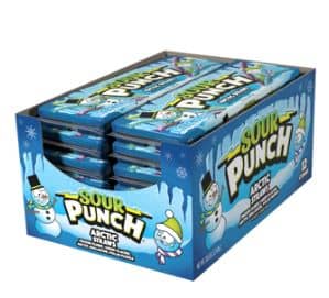 XMAS - Sour Punch Arctic Straws Tray 3.2oz x 12 Units