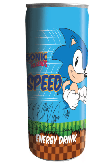 BEVERAGE - Boston America - Energy - SONIC SPEED 355ML X 12 UNITS (Buyer is responsible if drinks may leak during shipping and weather)