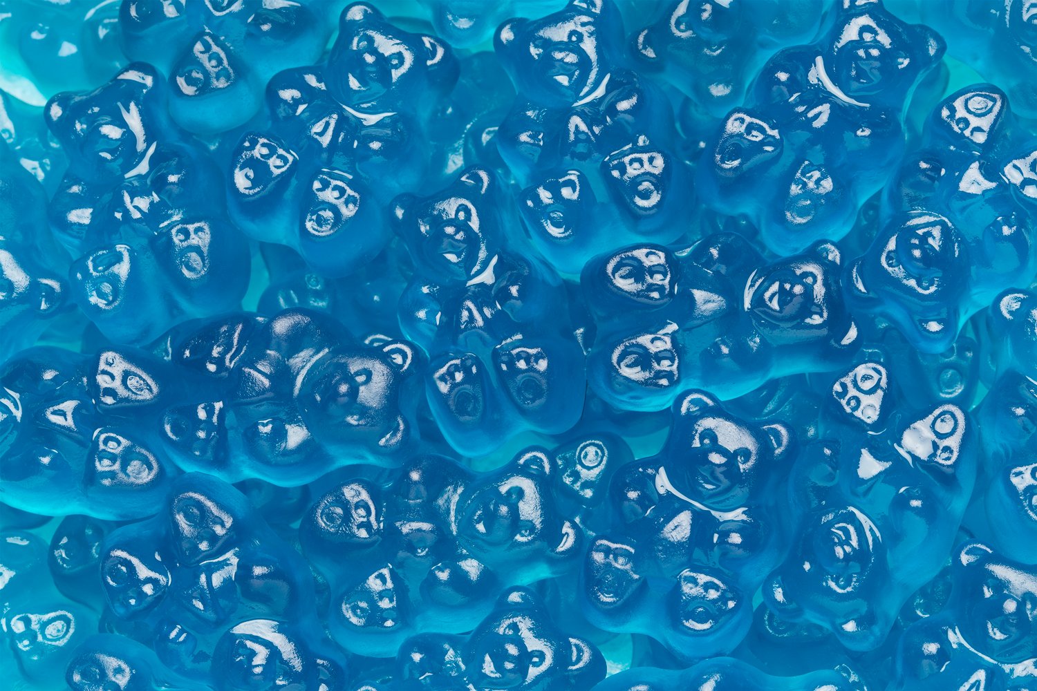 Bulk Albanese Blue Raspberry Gummi Bears 5 Lb Québec Candy