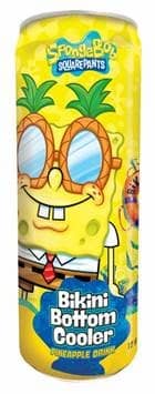 BEVERAGE - BOSTON AMERICA - Cooler - SpongeBob Bikini Bottom 355ml x 12 units (Buyer is responsible if drinks may leak during shipping)