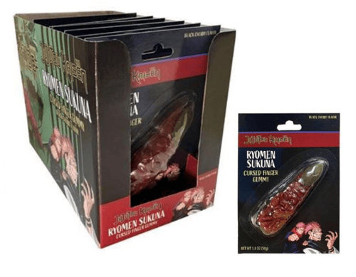 BOSTON AMERICA - Jujutsu Kaisen Cursed Finger cherry-flavored Gummies x 9 units