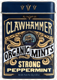 (S2-04) Canada - Big Sky - Candy TIN Clawhammer Mints - Strong Peppermint x 12 units