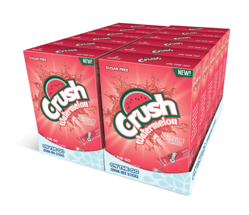 US - Drink Mix - CASE - On the Go - Watermelon Crush Sugar Free (6 pockets) x 12 Boxes