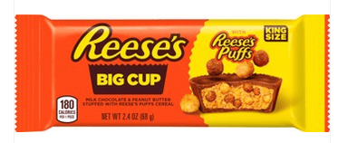 Us - Reese Big Cup with Reese Puffs - King Size 2.4oz (68g) x 16 units
