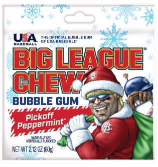 XMAS - Big League Chew Peppermint 2.12oz(60g) x 12 Units