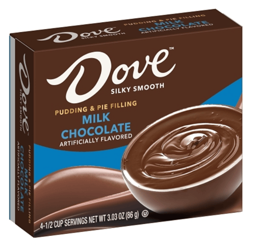 US - Dove - Milk Chocolate Instant Pudding Mix 3.3oz (86g) x 12 Units