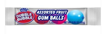 CANADA- Dubble Bubble Assorted Candy 4-Ball Tube X 36 Units