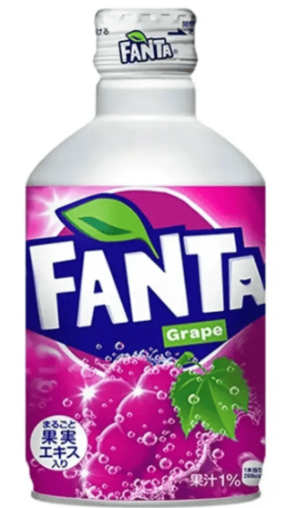JAPAN - Beverage - Fanta - Grape 300ml x 24 Units (Buyer is responsible if drinks may leak during shipping and weather)(Best Before March,2026)