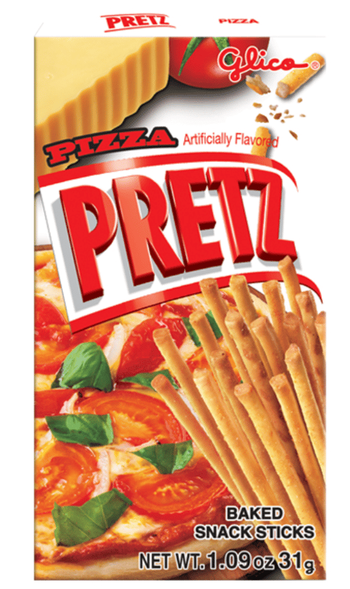 Thailand - GLICO PRETZ - PIZZA Flavour 1.09oz (31g) x 10 units