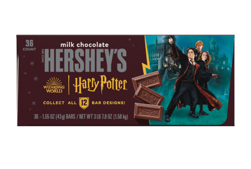 Halloween - Hershey Milk Chocolate - Harry Potter Std Size 1.55oz(44g) x 36 units