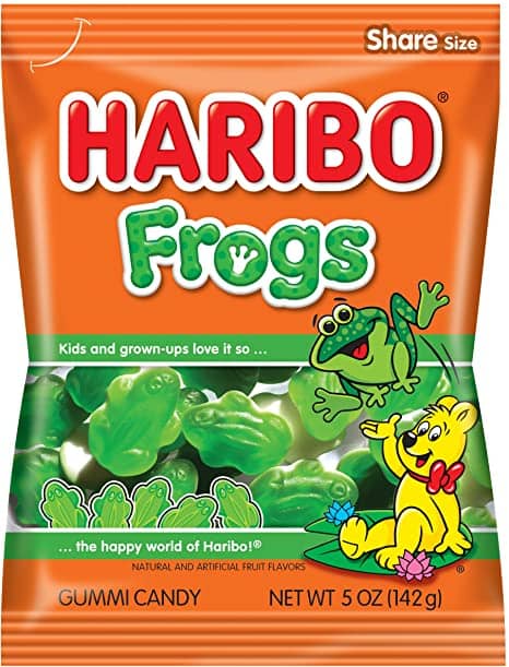GERMANY - Haribo Green Frogs 140g (5 oz x 12 units)