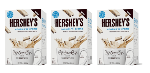 US - CASE - Candy Shop Cocoa - Hershey Cookies n Cream Cocoa Mix 8 Pack 10oz (283.5g) x 3 Units