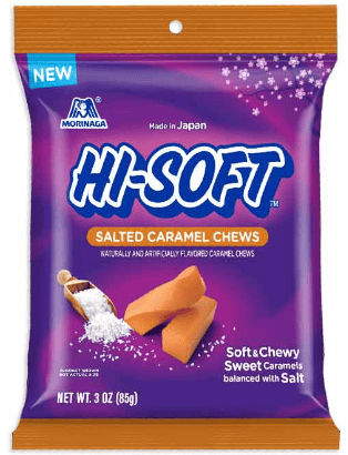 HI-SOFT SALTED CARAMEL CHEWS 3OZ (85G) X 6 UNITS
