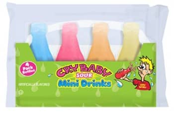 - Cry Baby Sour Mini Drinks (4 Pak) -1.36oz(39g) x 18 Units
