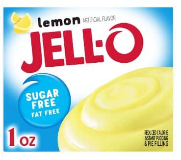 US - Sugar Free - Kraft Jell-O Lemon Instant Pudding 1oz(28g) X 24 Units