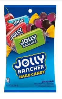 Canada - JOLLY RANCHER Hard Candy - Original Assortment Peg Bag - 7oz(198g) x 12 Units