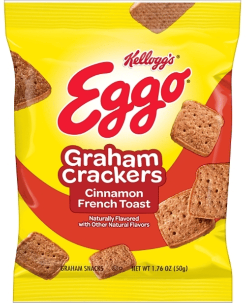 US - Case - Kellogg's - Eggo Graham Crackers - Cinnamon French Toast 1.76oz (50g) x 20 units