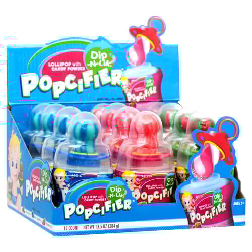 CHINA - Koko Lollipop  With Candy Powder Popcifier Dip-N-Lik 1.125 oz x 12 units