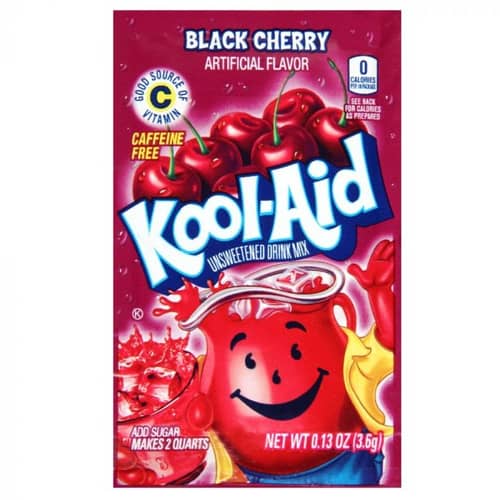 US - Kool-Aid unsweetened 2QT - Black Cherry x 48 units