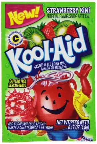 US - Kool-Aid unsweetened 2QT - Strawberry Kiwi x 48 units