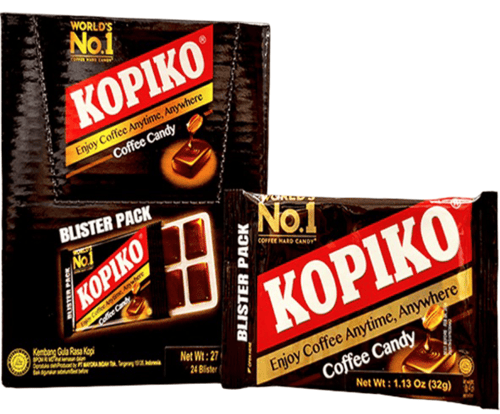 KOPIKO - BLISTER PACK - Coffee Candy 1.13oz (32g) x 24 UNITS