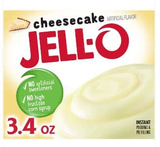 US - Kraft Jell-O Instant Pudding - Cheesecake 3.4oz (96g) X 24 Units