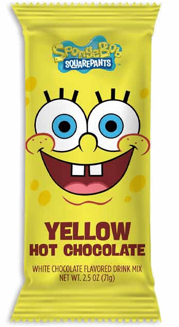 Xmas - SPONGEBOB - YELLOW HOT CHOCOLATE 2.5oz (71g) x 12 Units