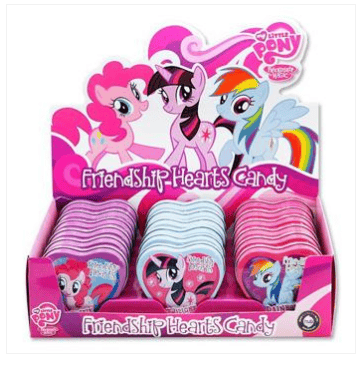 Boston America - My Little Pony Friendship Hearts Candy Tins 1.2oz(34g) x 18 Units