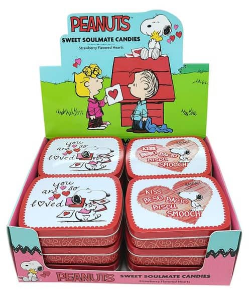 CHINA - Boston American - PEANUTS SWEET SOULMATE CANDY x 12 Units