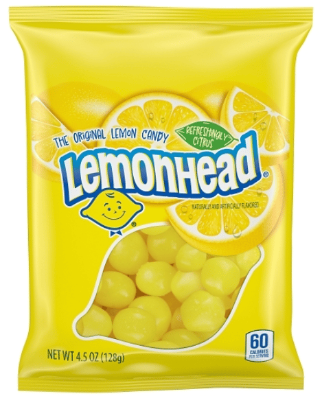 US - Peg Bag - Lemonhead 4.5oz (128g) x 8 units