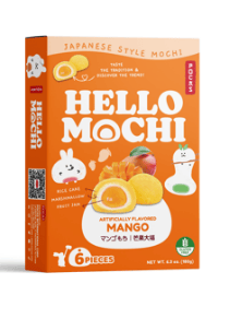 POCAS HELLO MOCHI - MANGO (6PIECES) - 6.3oz (179g) x 12 Units