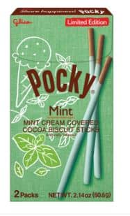 Indonesia - Pocky LE Chocolate Mint - 2.14oz (61g) x 10 Units