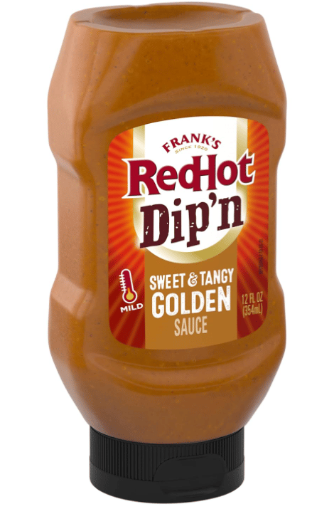 US - SAUCE - FRANK REDHOT - Dipn Sweet & Tangy Golden Sauce 12 FL OZ (354g) X 6 BOTTLES
