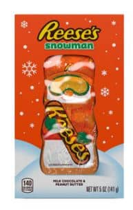 Xmas - REESE Milk Chocolate Peanut Butter Snowman - 5oz (142g) x 6 Units