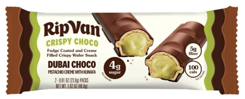 Rip Van - Crispy Dubai Choco (Pistachio Creme with Kunafa) 1.62oz (46g) x 12 Units