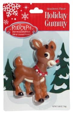 XMAS Boston American- Rudolph The Red Nosed Reindeer Gummy x 9 Units