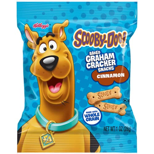 US - Single - Scooby - Doo Graham Cracker Snack - Cinnamon 1oz (28.35) x 1 unit