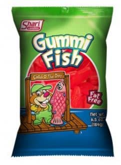 US - Taste of Nature Shari Gummi Fish Peg Bag - 6.5oz(184g) x 12 Units